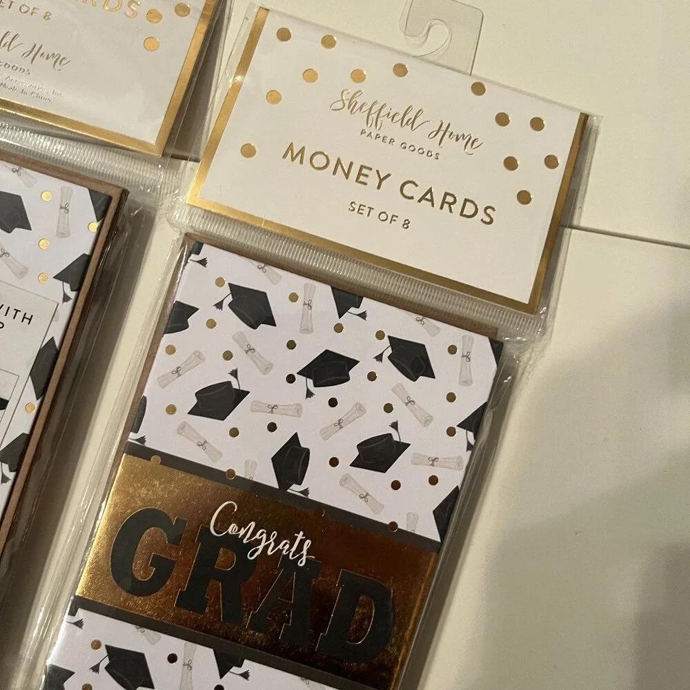 Graduation Money‎ Cards by Sheffield Home Set of 2 Packages New
